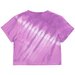 Santa Cruz Scattered Strip Front Crop Tee - Orchid Tie Dye