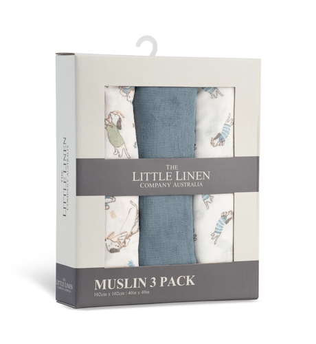 TLLC Muslin 3pk Wraps - Barklife Dog