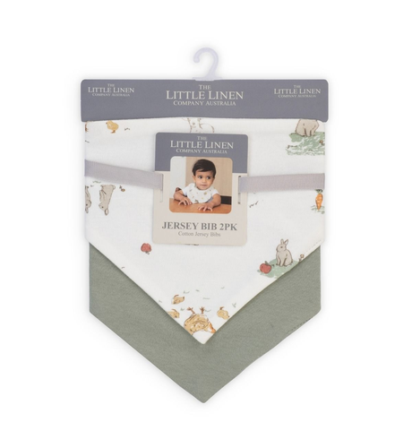TLLC Jersey Bib 2pk - Farmyard Lamb
