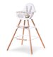 Evolu 2 Highchair Long Leg Set Natural & White