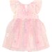Huxbaby Starry Rainbow Frill Tulle Dress