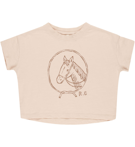 Rylee + Cru Boxy Tee - Horse