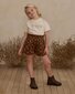 Rylee + Cru Paperbag Short - Floral Embroidery