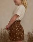 Rylee + Cru Paperbag Short - Floral Embroidery