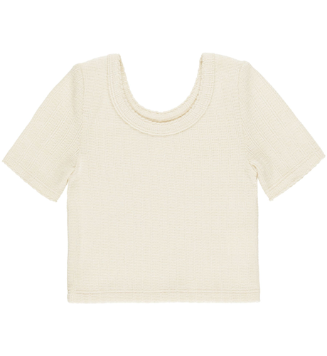 Rylee + Cru Scallop Tee - Natural