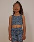 Rylee + Cru PlayX Swift Sports Crop - Blue Floral