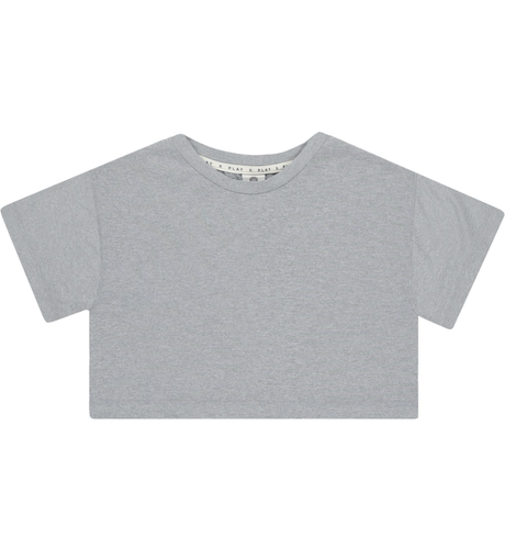 Rylee + Cru PlayX Tech Crop Tee - Dusty Blue