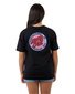 Santa Cruz Mfg Retro Dot Reverse S/S Tee - Black