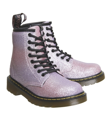 Dr Martens Delaney Pink Glitter Boot