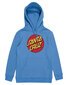 Santa Cruz Classic Dot Puff Front Hoodie - Turquoise