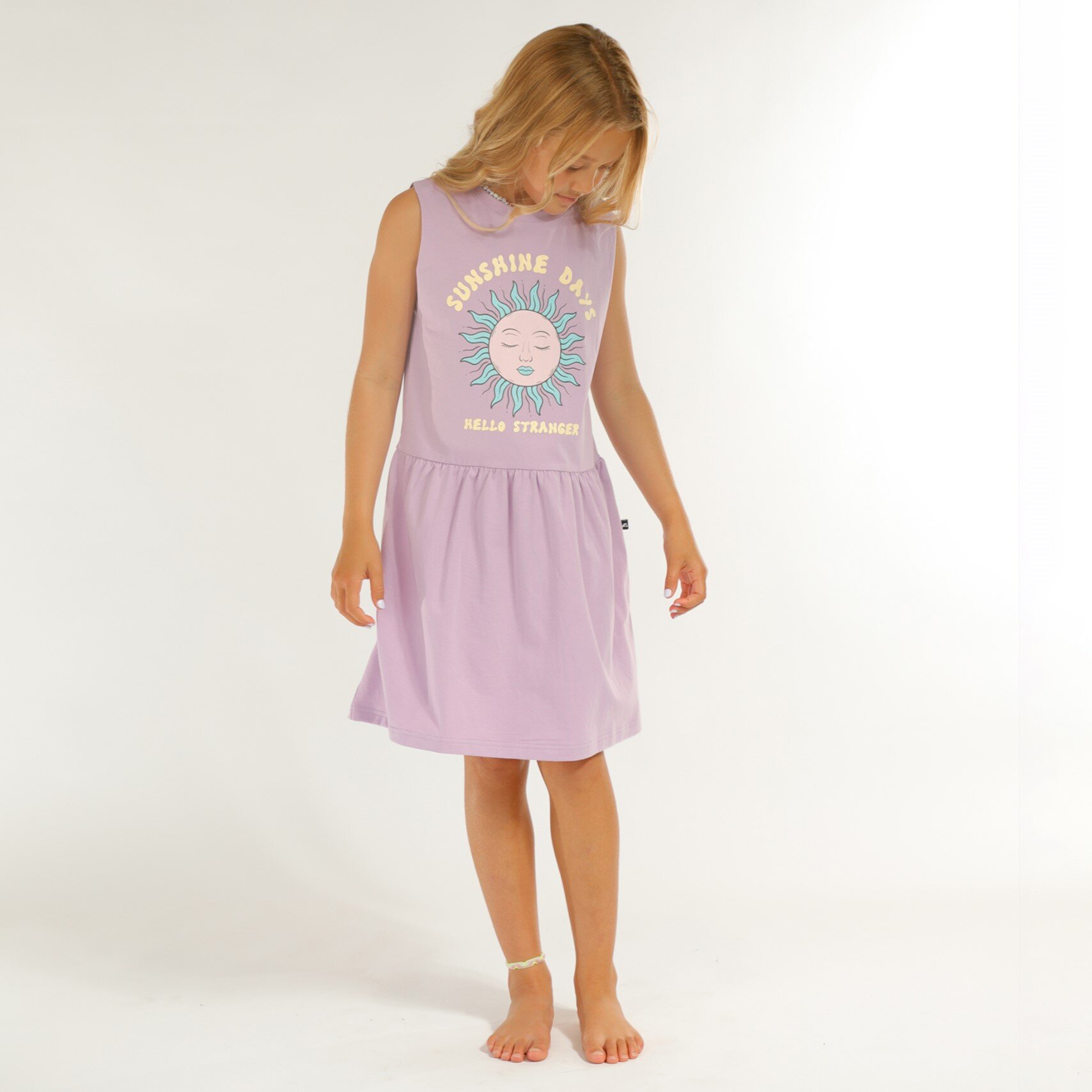 Hello Stranger Sunshine Vacay Dress Purple CLOTHING-GIRL-Girls
