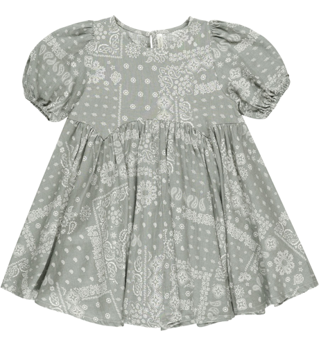 Rylee + Cru Rose Dress - Laurel Bandana