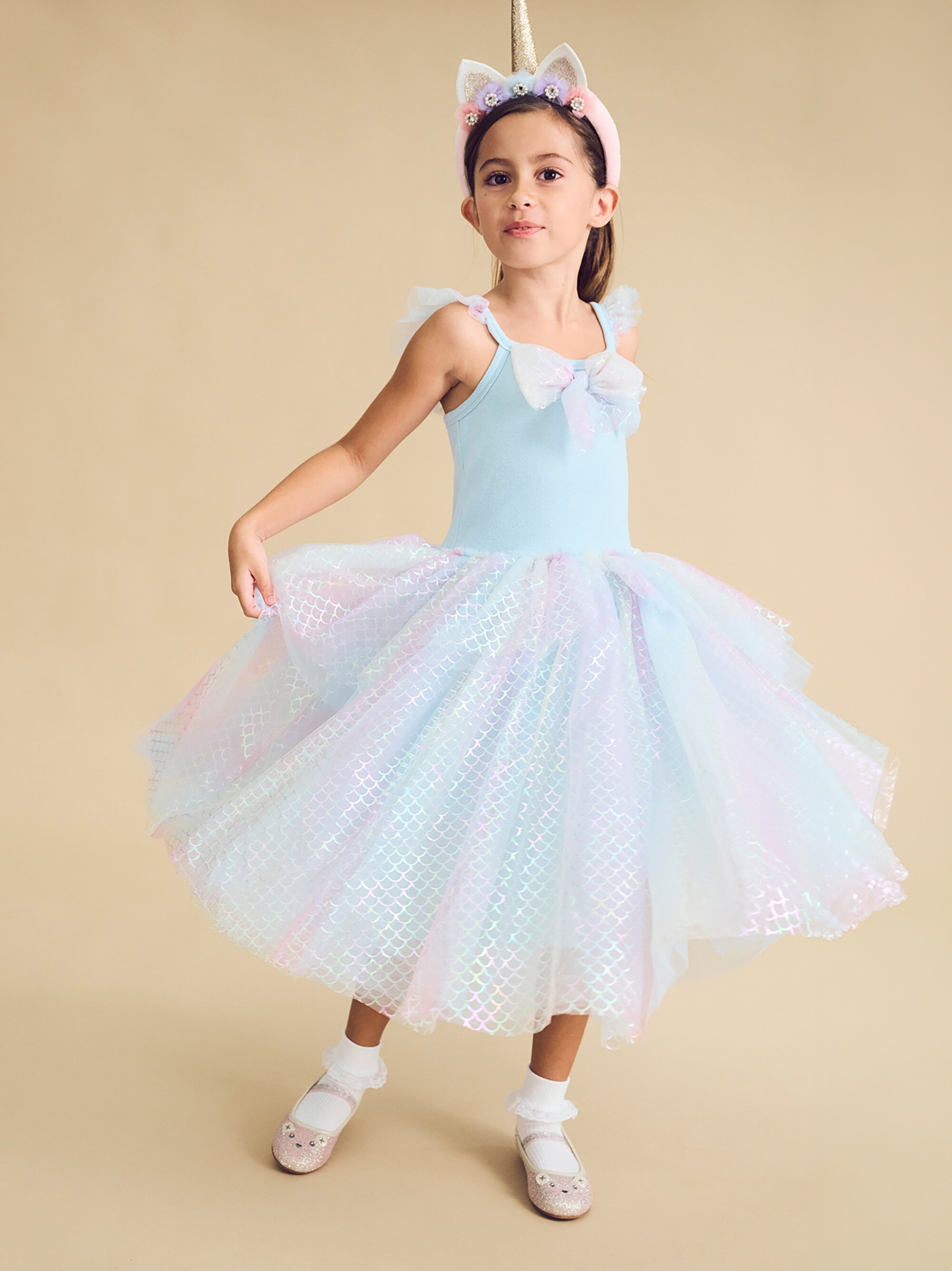 Huxbaby Princess Mermaid Dress Mint CLOTHING-GIRL-Girls