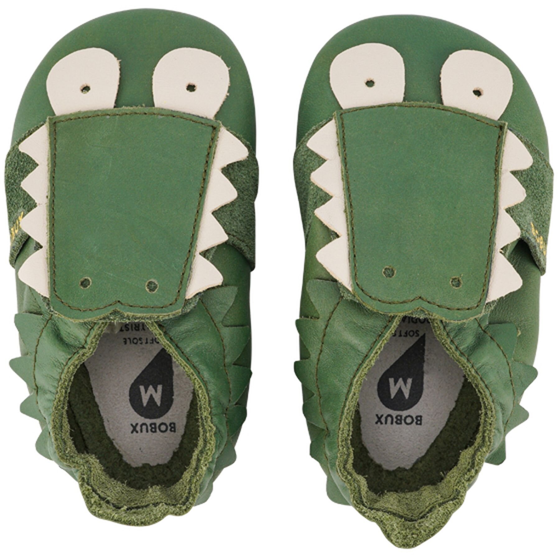 Bobux Soft Sole Snap Olive FOOTWEAR-Infant Kids Clothing NZ