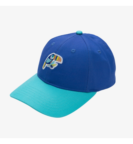 The Girl Club Blue + Teal Toucan Girls Cap
