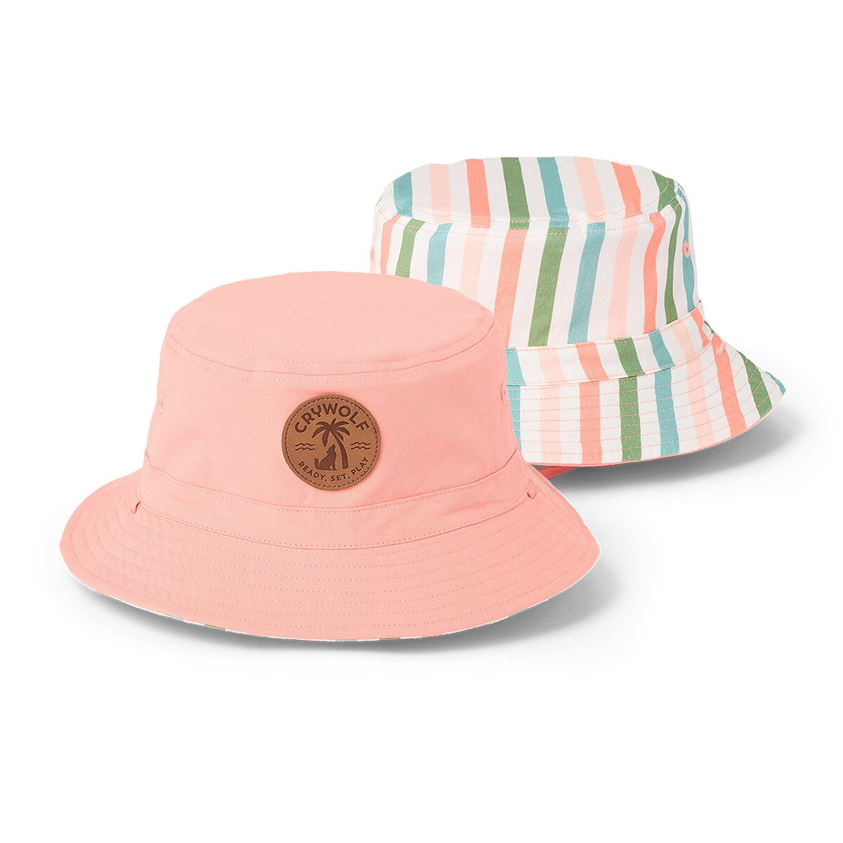 Katie BABY STRIPE bucket hat ピンクストライプ Katie BABY STRIPE bucket hat ピンクストライプ SWIM BUCKET
