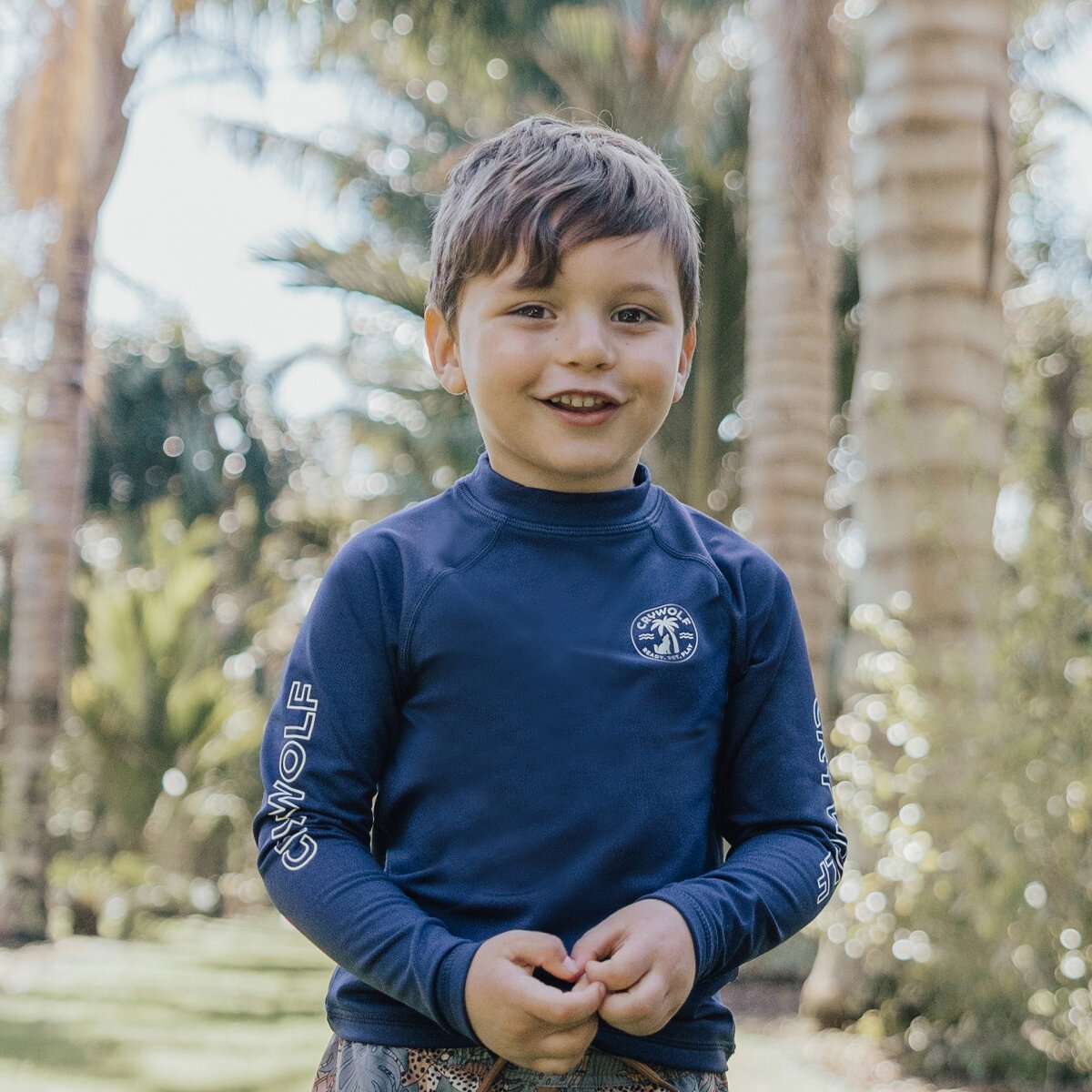 Crywolf Thermal Rash Vest Navy CLOTHING BOY Boys Swimwear Kids Clothing NZ Shop Online Kid Republic S24 25 Crywolf D1