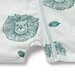 Wilson & Frenchy Little Lion Organic Pointelle Boyleg Zipsuit