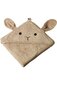 Nature Baby Bunny Hooded Towel - Nougat