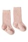 Nature Baby Organic Cotton Rib Socks - Rose Bud
