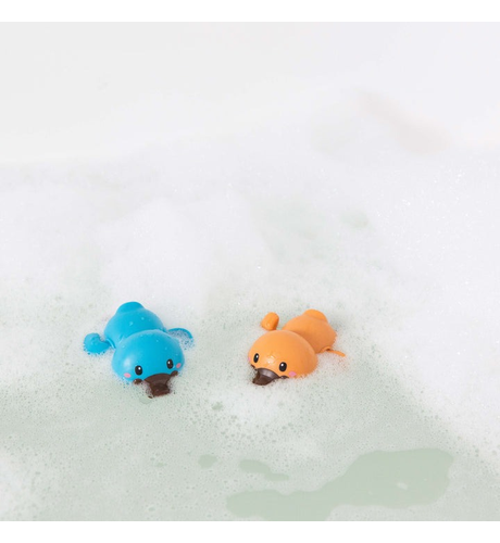 Tiger Tribe Bath Racers – Platypuses, 2-Pack Wind-Up Bath Toy Racers, Battery-Free, Fine Motor & Cause-Effect Fun For Toddlers, Ages 18 M