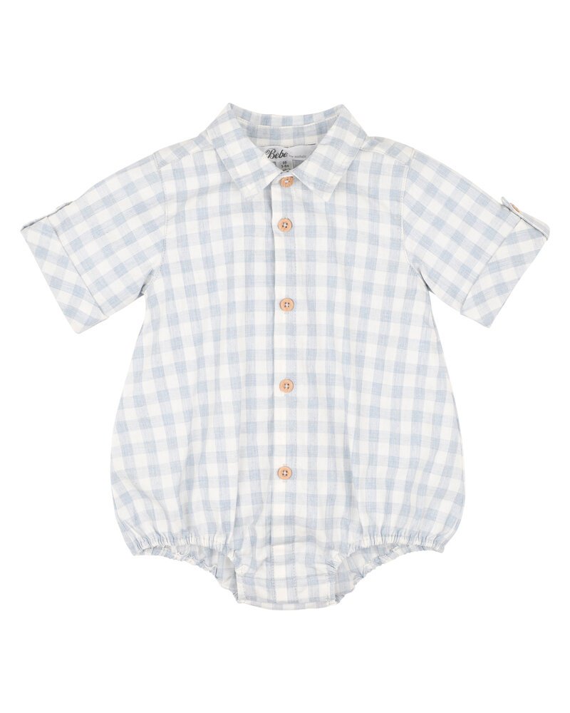 Harry Check Shirt Bodysuit