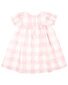 Bebe Lara Cutwork Check Dress