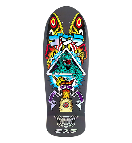 Santa Cruz Godzilla Mothra Natas Skate Deck (10.538in x 30.14in)