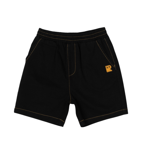Rock Your Kid Black Wash Denim Shorts