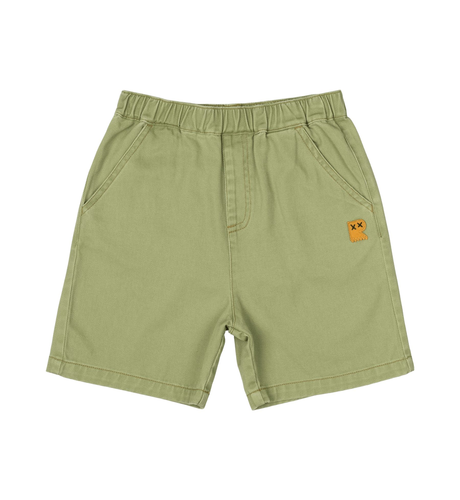 Rock Your Kid Green Wash Denim Shorts