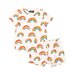 Rock Your Kid Over The Rainbow PJ Set