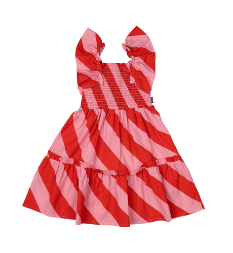 Rock Your Kid Candy Wrap Shirred Dress