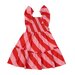 Rock Your Kid Candy Wrap Shirred Dress