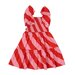 Rock Your Kid Candy Wrap Shirred Dress