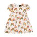 Rock Your Kid Over The Rainbow Puff Sleeve Dress