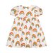 Rock Your Kid Over The Rainbow Puff Sleeve Dress