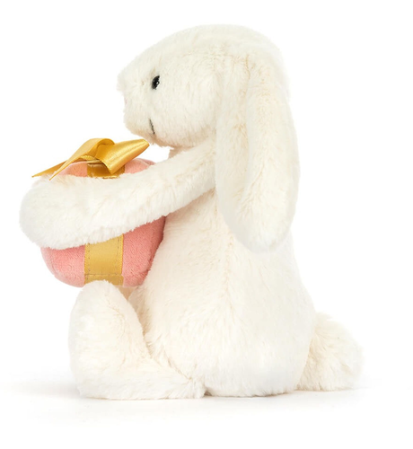 Bashful Bunny with Presentうさぎ 箱を持ったうさぎ Jellycat