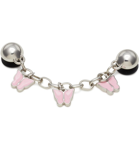 Crocs Jibbitz Goth Girl Butterfly Chain