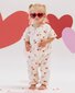 Quincy Mae Jersey Tee + Pant Set - Heart Balloons
