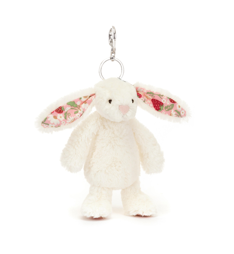 Jellycat Bashful Cream Bunny 'Berry' Bag Charm - SHOP BY BRAND