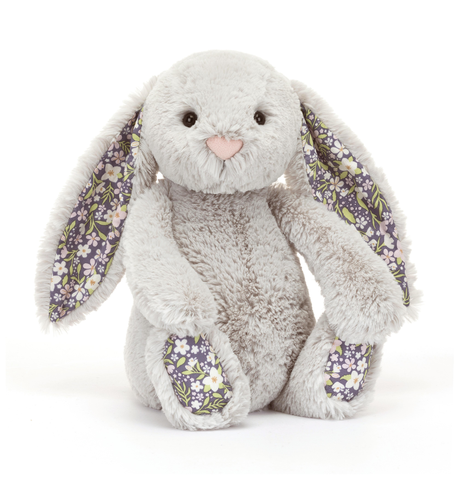 Jellycat Blossom Silver Bunny 'Bloom' - Medium