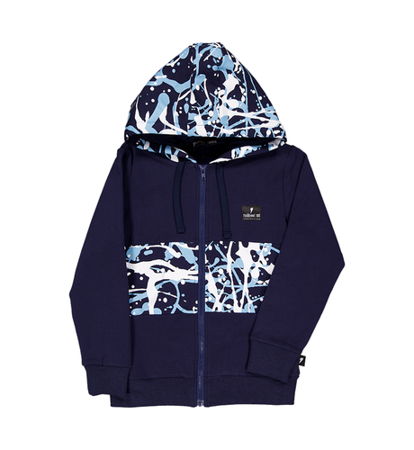 Radicool Dude Splatter Panel Zip Hood