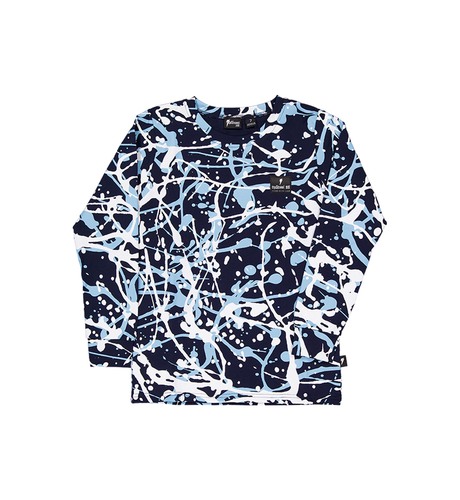 Radicool Dude Blue Splatter L/S Tee