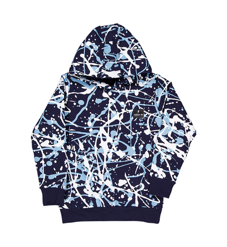 Radicool Dude Blue Splatter Hood