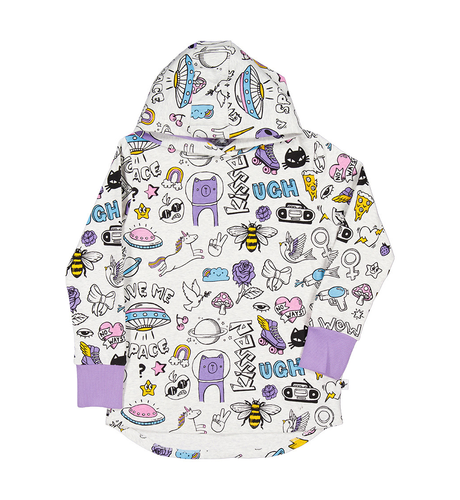 Kissed By Radicool Doodle Hood