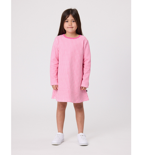 Kissed By Radicool Houndstooth A-Line Dress