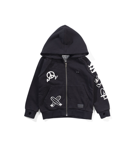 Munster Icon Patch Hoody - Black