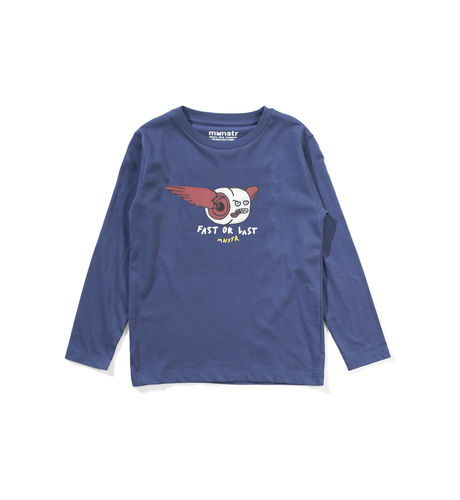 Munster Speed L/S Tee - Dk Denim
