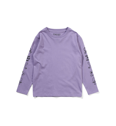 Munster Pleasures L/S Tee - Ash Purple