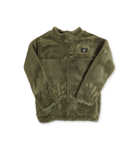 Hello Stranger Boys Zip Jacket - Khaki